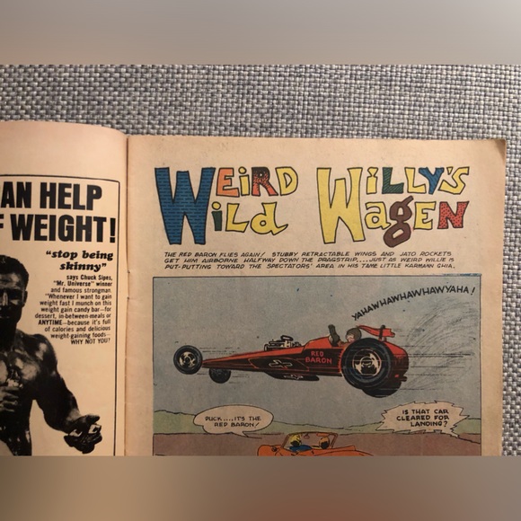 RARE VINTAGE CHARLTON COMICS DRAG ‘N WHEELS NO. 32 JAN 1969 - Picture 5 of 16